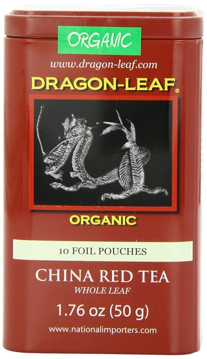 UPC 069618457156 product image for Dragon-Leaf 1734227 Organic China Whole Leaf Red Tea 1.76 oz - Case of 6 | upcitemdb.com