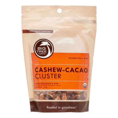 UPC 873204000226 product image for Big Tree ECV1837376 4 oz Farms Cacao Cashew Clusters - Pack of 12 | upcitemdb.com