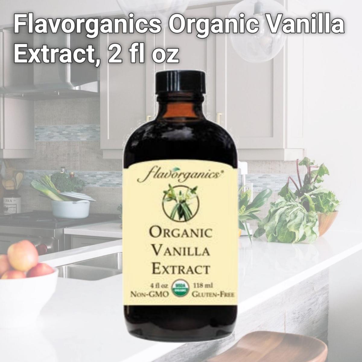 Picture of Flavorganics Organic Vanilla Extract, 2 fl oz
