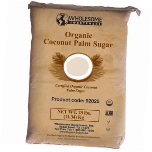 UPC 012511920258 product image for Wholesome Sweeteners 1383355 25 lbs Organic Wholesome Coconut Palm Sugar | upcitemdb.com