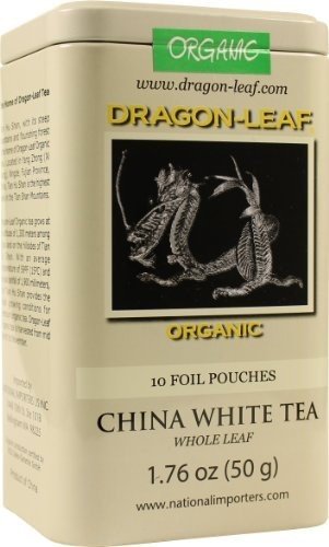UPC 069618457132 product image for Dragon-Leaf 1734235 1.76 oz Leaf Organic China Whole Leaf White Tea - Case of 6 | upcitemdb.com