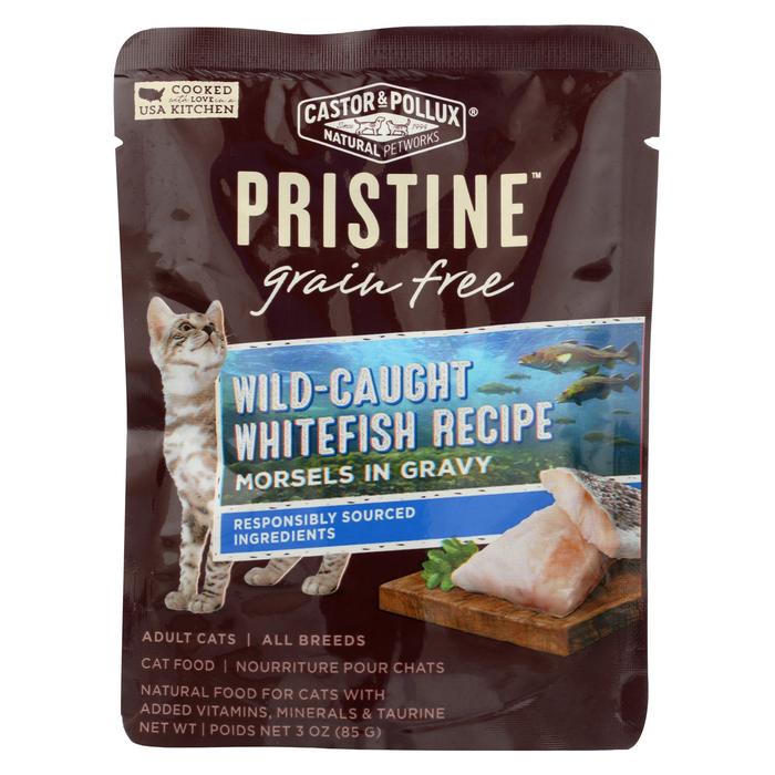 2097996 3 Oz Wild Whitefish Morsel Grain Free Cat Food - Case Of 24