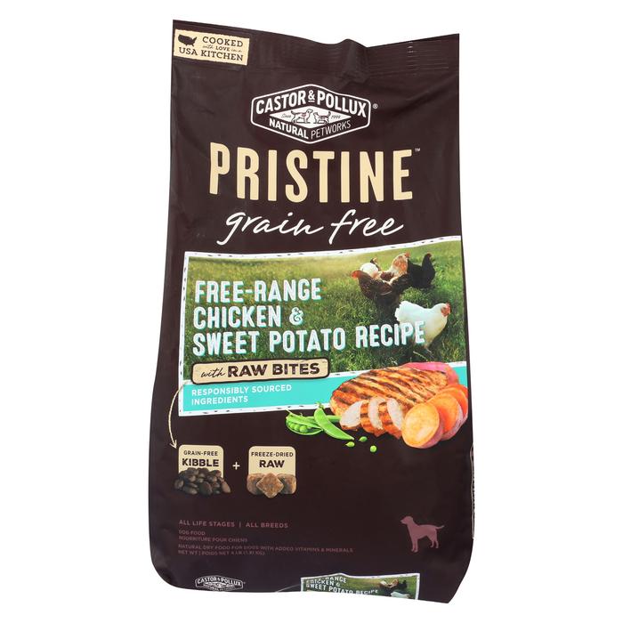 2098044 4 Lbs Chicken & Sweet Potato Pristine Grain Free Dry Dog Food - Case Of 5