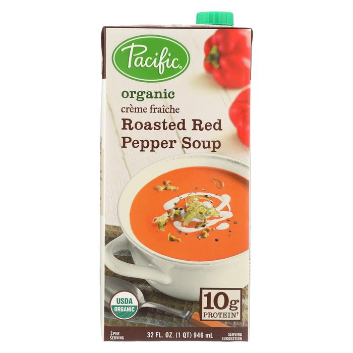 UPC 052603040921 product image for Pacific Natural Foods 2099166 32 fl oz Organic Creamed French Roasted Pepper Sou | upcitemdb.com