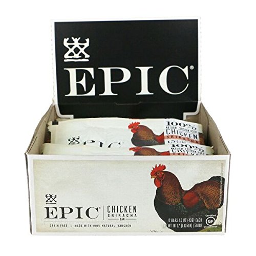 Epic 2135739 1.5 Oz Chicken Sriracha Bar - Case Of 12