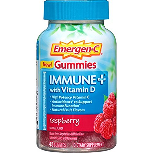 2137842 Raspberry Immune Gummies - 45 Count
