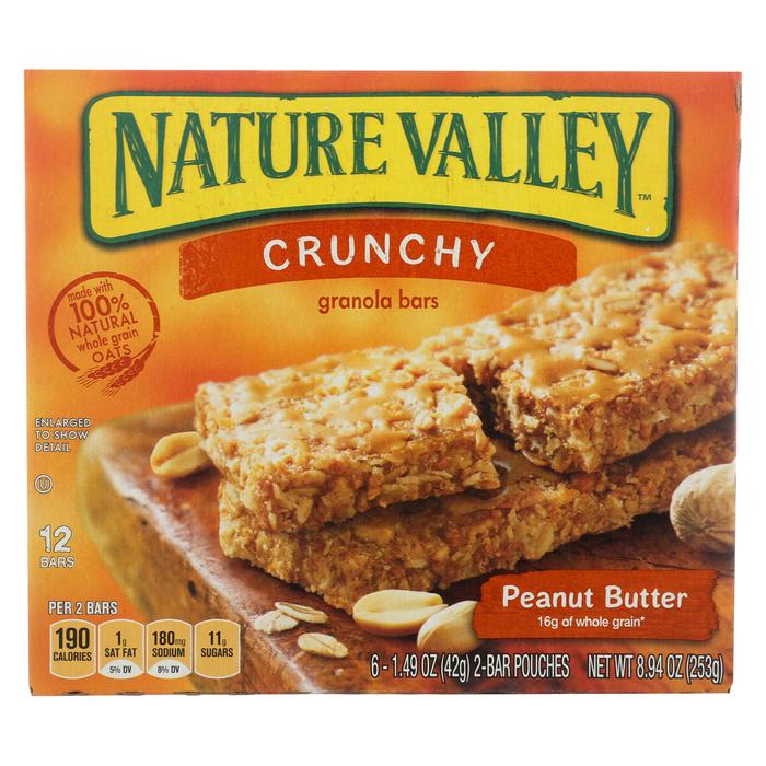2140705 8.94 Oz Crunch Peanut Butter Gran Bar - Case Of 12