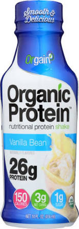 1982172 14 Fl Oz Vanilla Bean Organic Protein Shake - Case Of 12