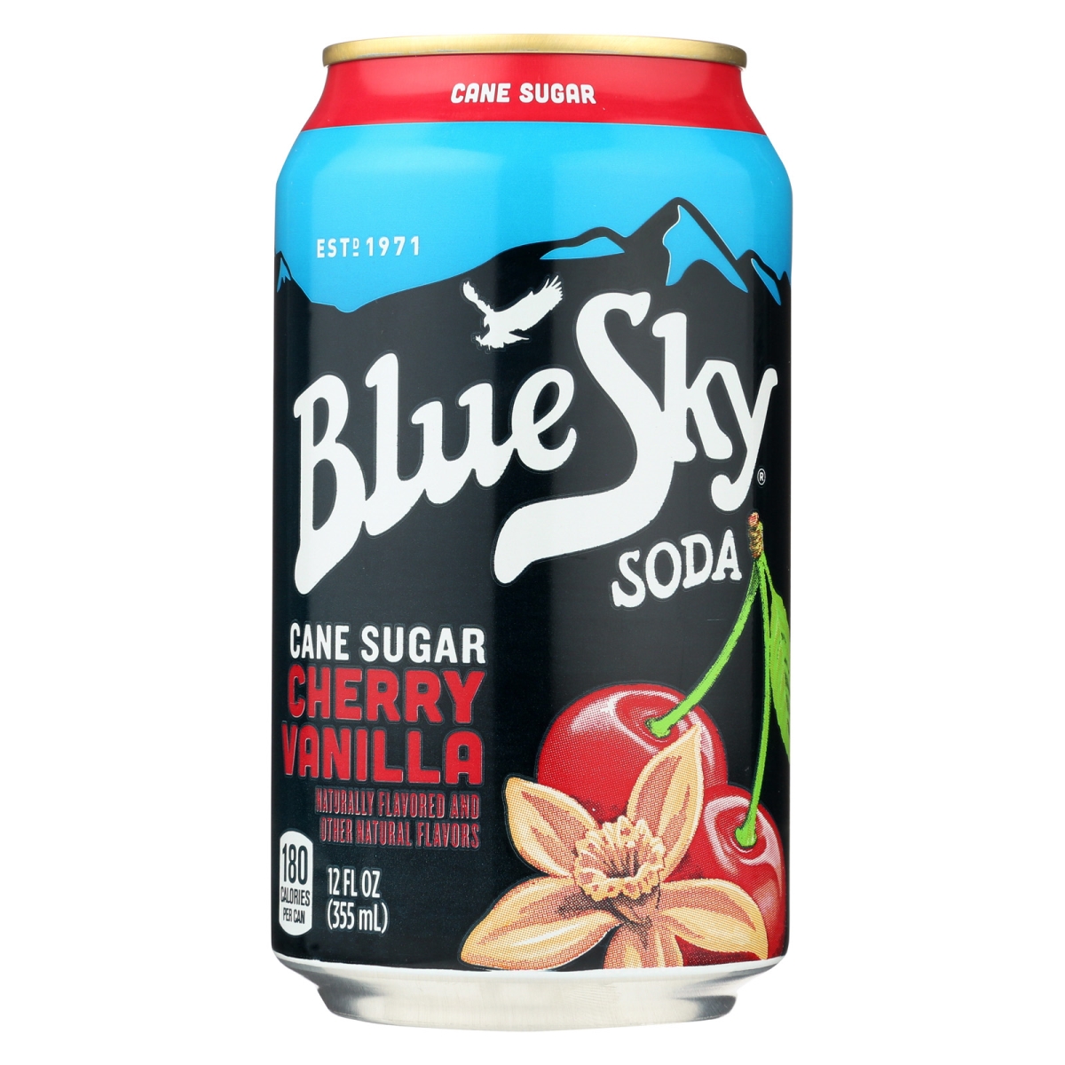 UPC 049000069365 product image for Blue Sky 1856749 12 oz Cherry Vanilla Cream Natural Soda | upcitemdb.com