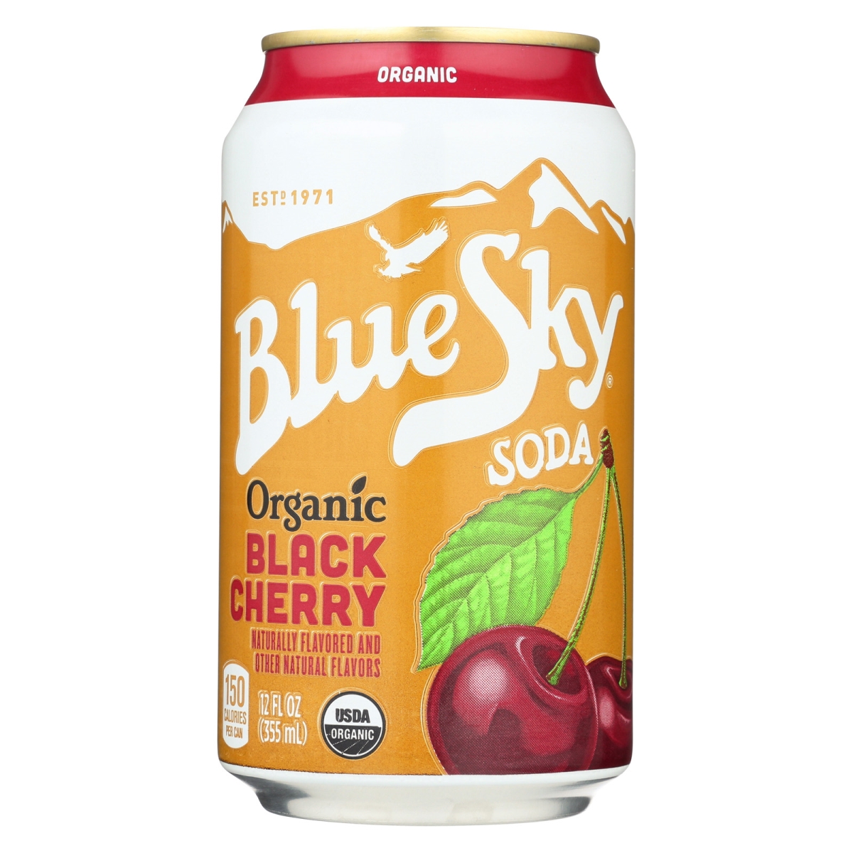 UPC 049000069525 product image for Blue Sky 1856863 12 oz Black Cherry Natural Soda - Case of 4 | upcitemdb.com