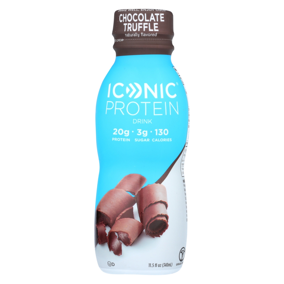Iconic 1851385 11.5 Fl Oz Chocolate Truffle Protein Shake - Case Of 12