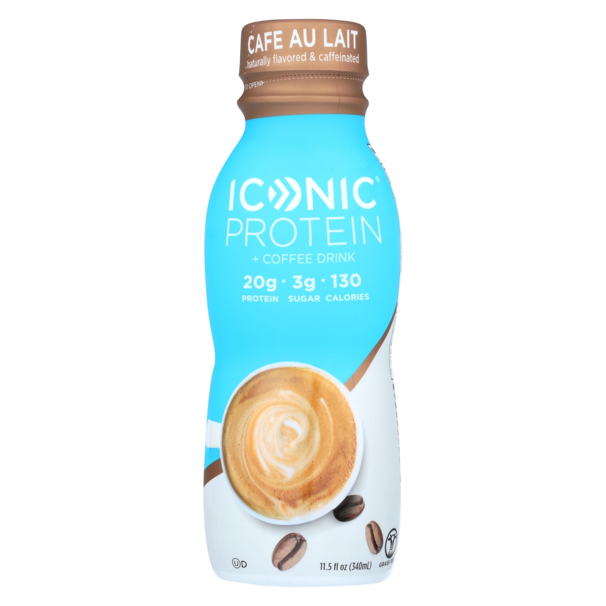 ICONIC Protein Drinks, Café Latte (4 Pack)