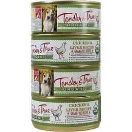 Tender & True 1740083 5 Oz Organic Chicken & Liver Recipe Grain-free Canned Dog Food