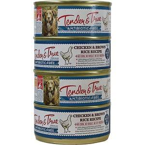 Tender & True 1613074 5.5 Oz Antibiotic-free Natural Chicken & Brown Rice Recipe Canned Dog Food