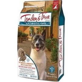Tender & True 2019792 4 Lbs Antibiotic-free Natural Turkey & Brown Rice Recipe Dry Dog Food