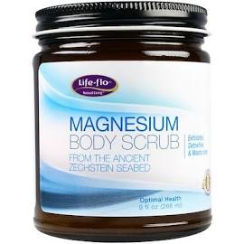 Life Flo 2028181 9 Fl Oz Magnesium Body Scrub