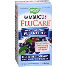 2129831 Multi-symptom Flu Relief Elderberry Chewable Lozenges - 30 Count