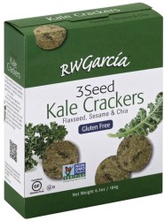 R. W. Garcia 2174324 6.5 Oz Crackers, 3 Seed Kale