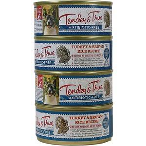 Tender & True 1613256 5.5 Oz Antibiotic-free Natural Turkey & Brown Rice Recipe Canned Dog Food