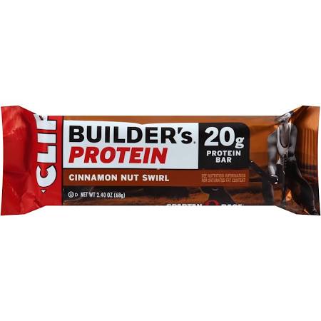 Clif Bar 2197002 2.4 Oz Builder Protein Bar Cinnamon Nut - Case Of 12