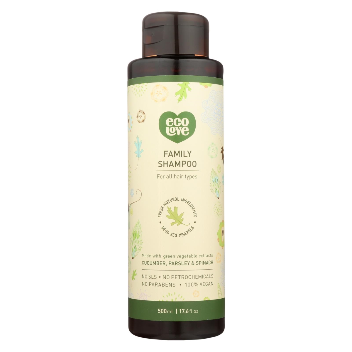 2131050 17.6 Fl Oz Green Vegetables Family Shampoo For All Hair Types Shampoo