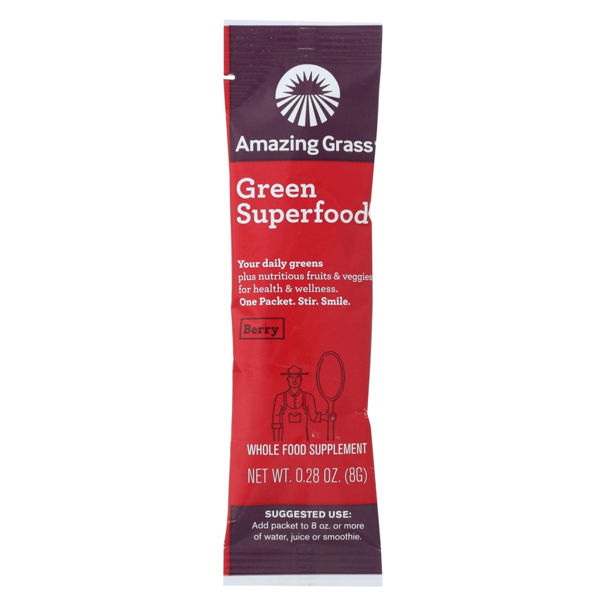 UPC 829835000029 product image for Amazing Grass 2187086 0.28 oz Berry Green Superfood Packet - Case of 15 | upcitemdb.com