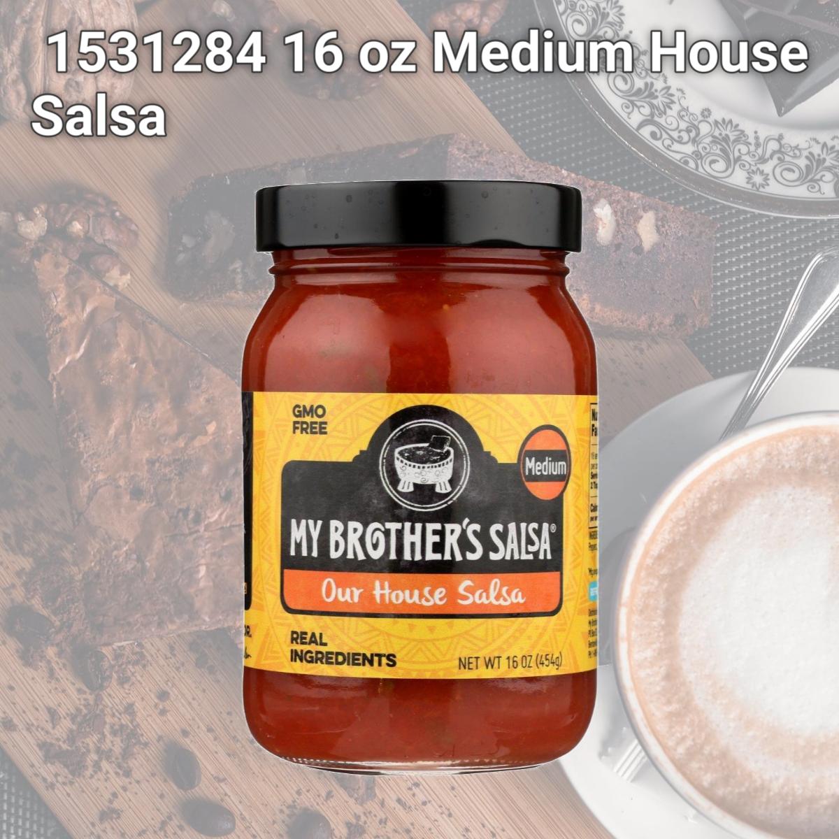 Picture of My Brothers Salsa 1531284 16 oz Medium House Salsa 