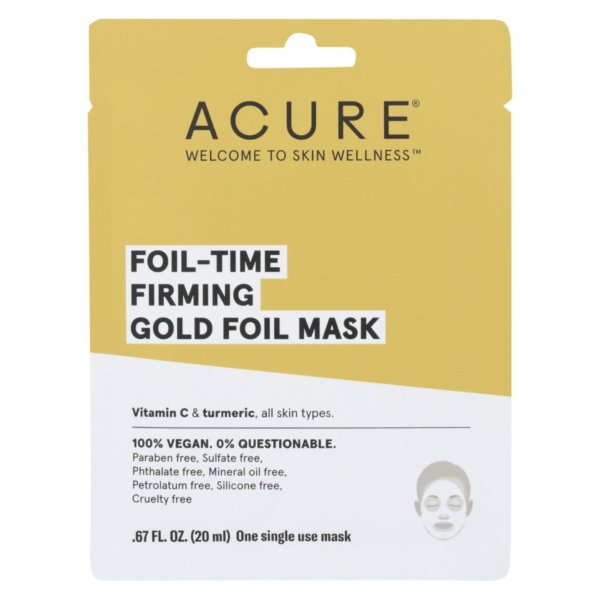 2344190 0.67 Fl Oz Time Firming Gold Foil Mask - Case Of 12