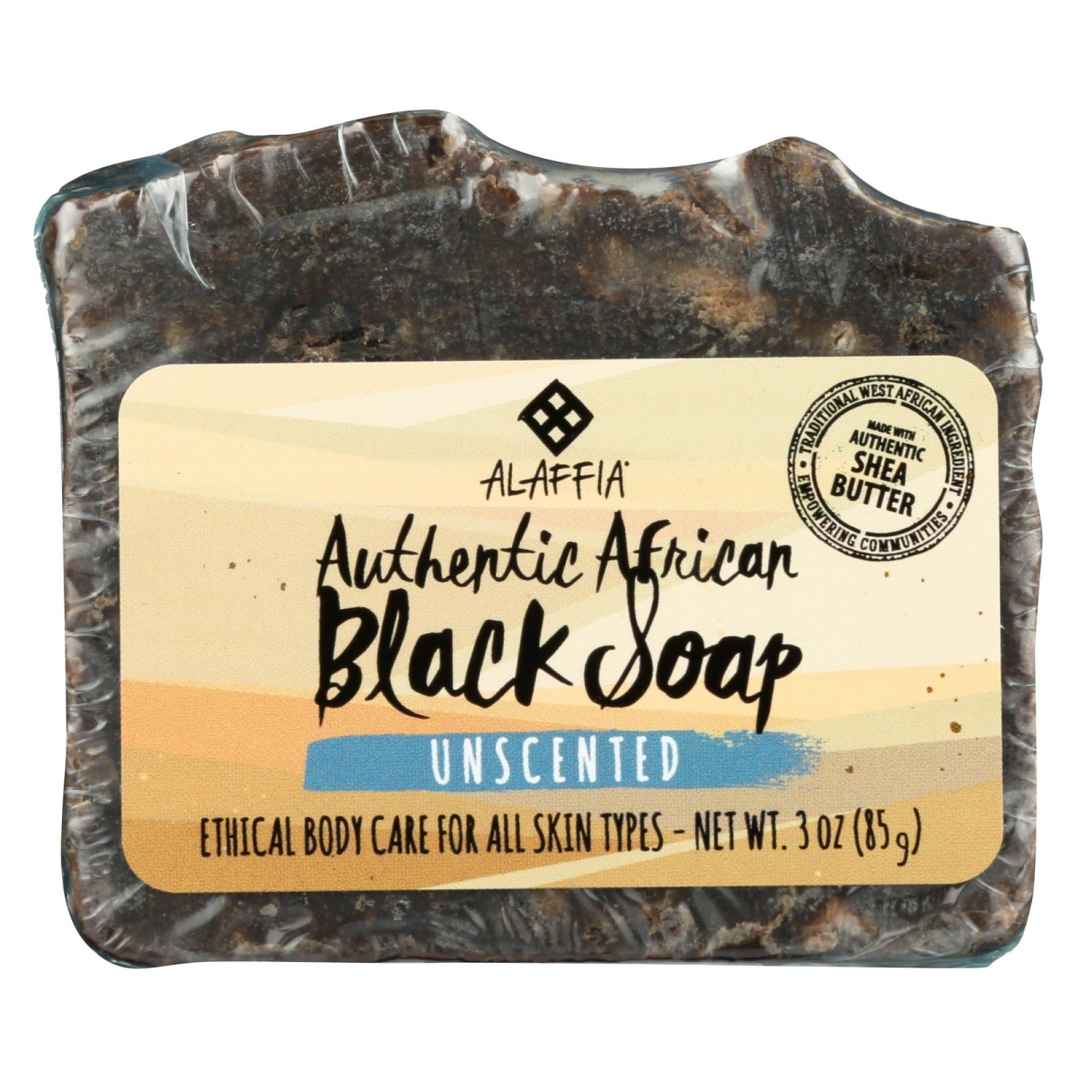 2184836 3 Oz African Black Soap - Unscented