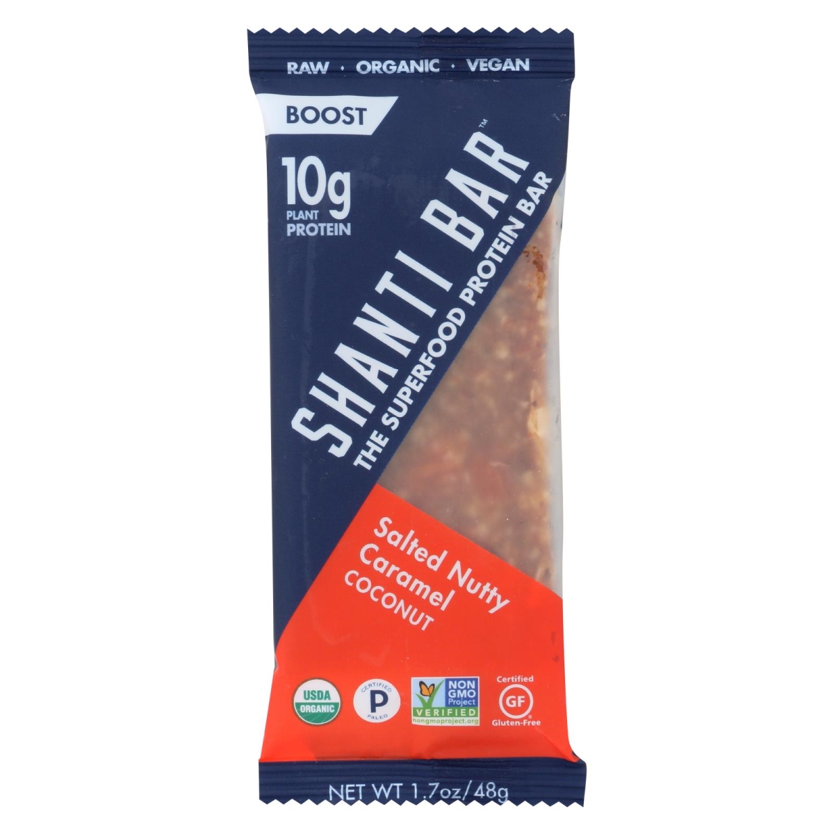2191443 1.7 Oz Salty Nutty Caramel Superfood Protein Bar - Case Of 12