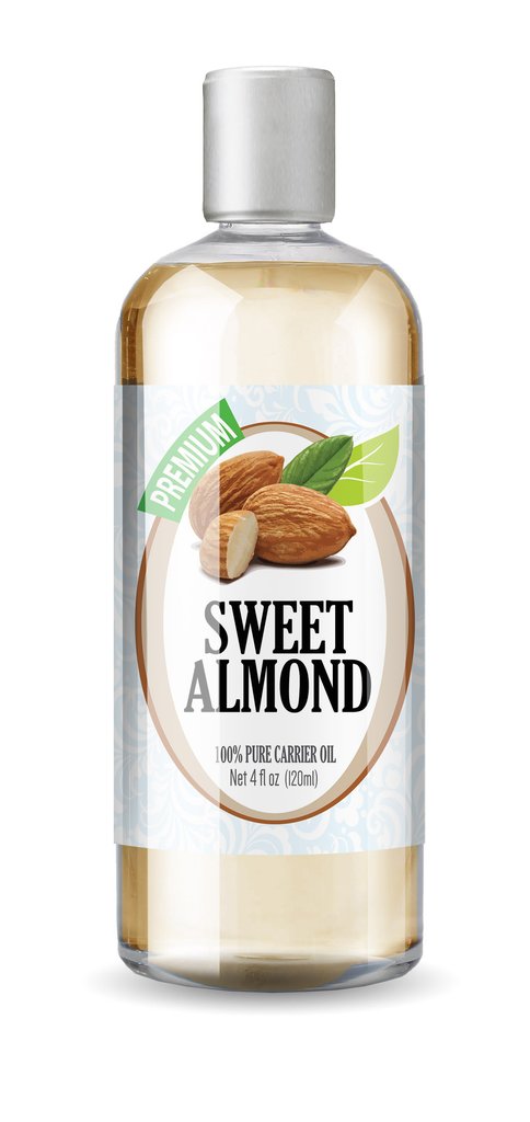 Healing Solutions 2265668 4 Oz Sweet Almond Carrier Essential Oil