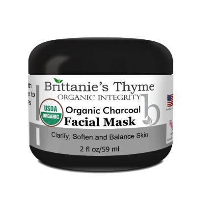 2420834 2 Oz Organic Facial Mask - Charcoal