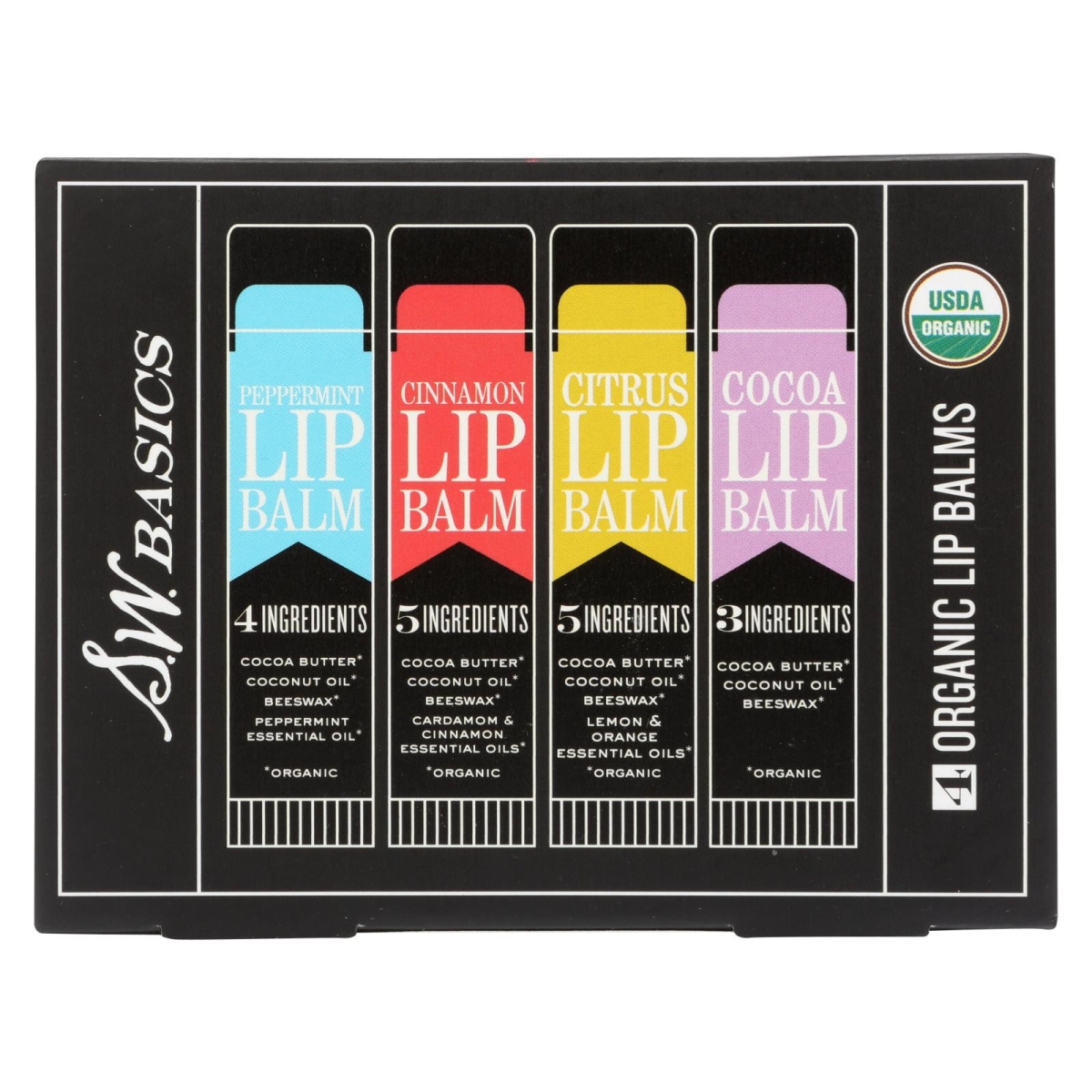 2130714 Lip Balm Kit, Multi Color - Pack Of 4 - 4 Count