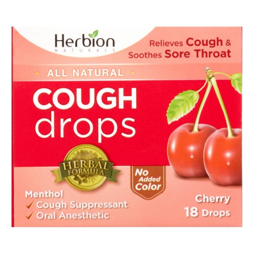 201301 Cough Drops With Cherry, 18 Count