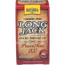 179583 200 Mg Long Jack Powermax, 60 Vegetarian Capsules