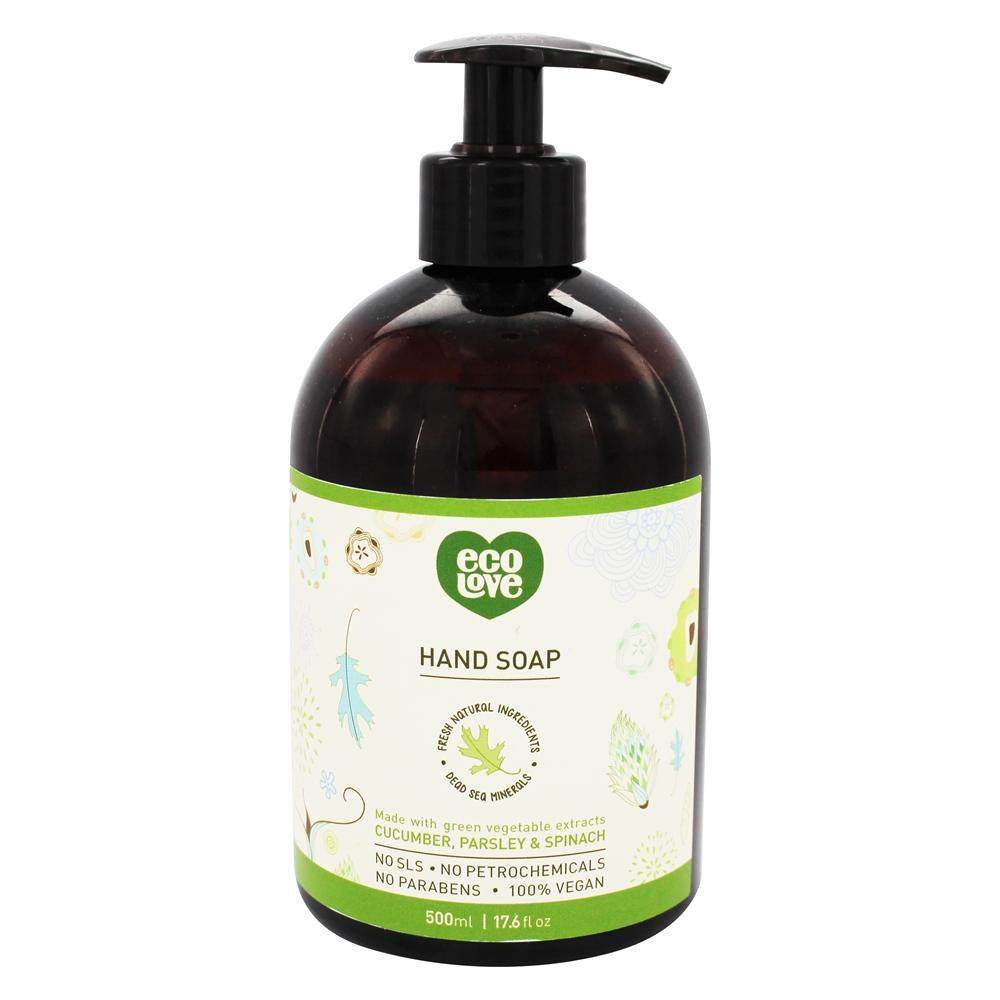 213131 17.6 Oz Vegetable Hand Soap Cucumber Parsley & Spinach, Green