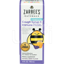 219272 4 Oz Childrens Cough Syrup Plus Immune Day Time-dark Honey & Elderberry