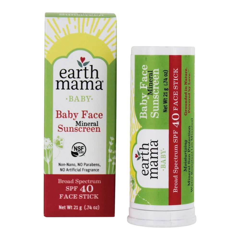 238756 0.74 Oz Baby Face Mineral Sunscreen Face Stick - Broad Spectrum 40 Spf