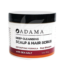216993 4 Oz Adama Deep Cleansing Scalp & Hair Scrub, Pear Blossom
