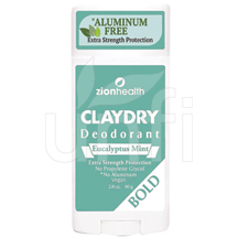 237442 2.5 Oz Clay Dry Bold Deodorant, Eucalyptus Mint
