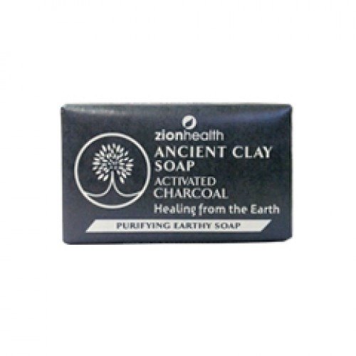 216988 6 Oz Ancient Clay Soap, Activated Charcoal