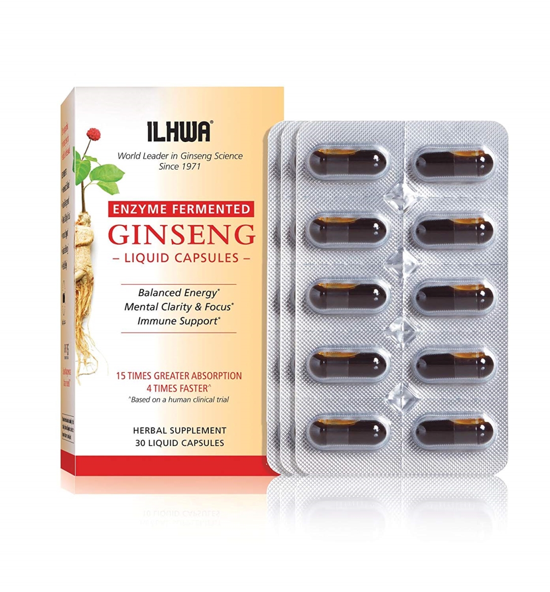 220639 Enzyme Fermented Ginseng, 30 Liquid Capsules
