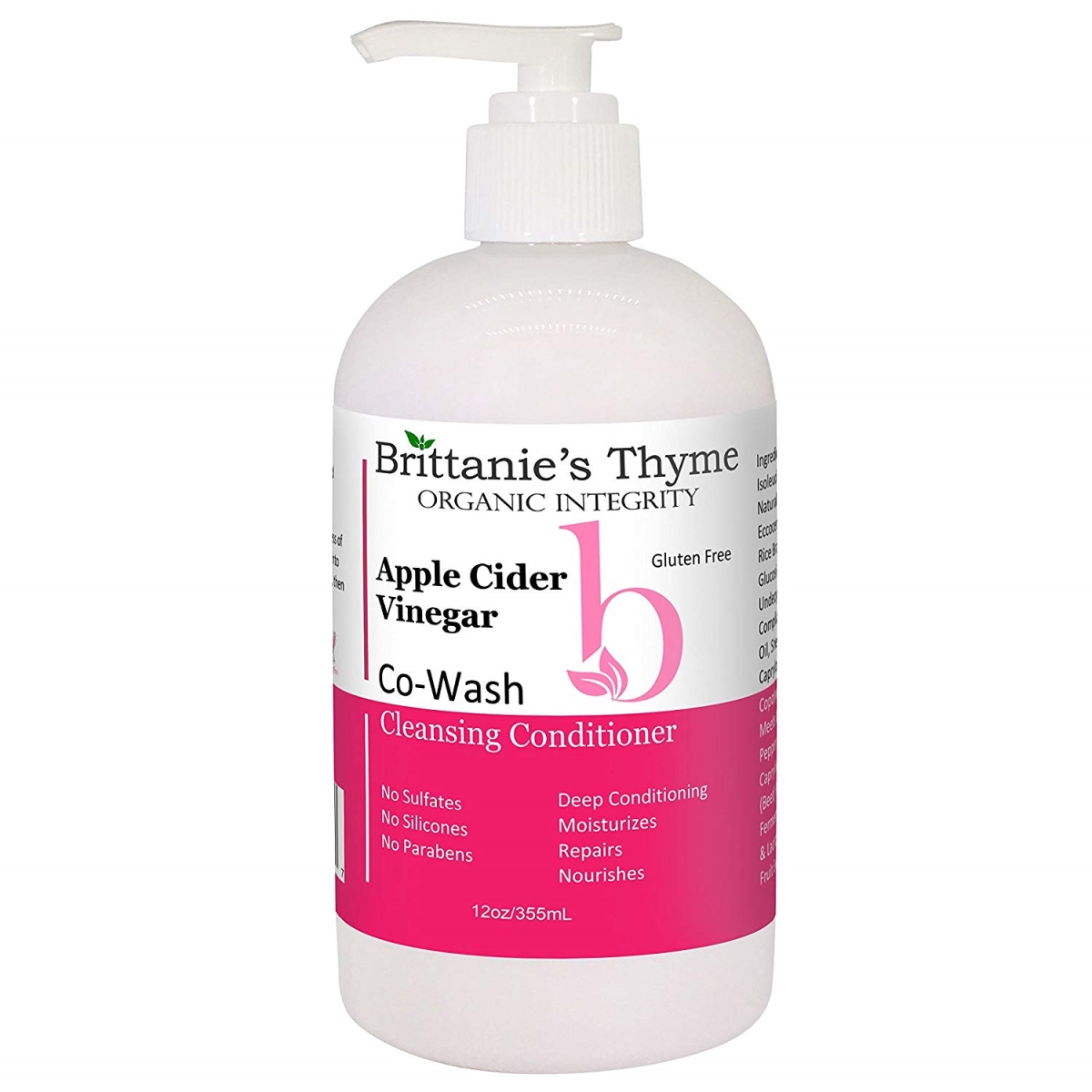 242031 12 Oz Co-wash Apple Cider Vinegar Cleansing Conditioner