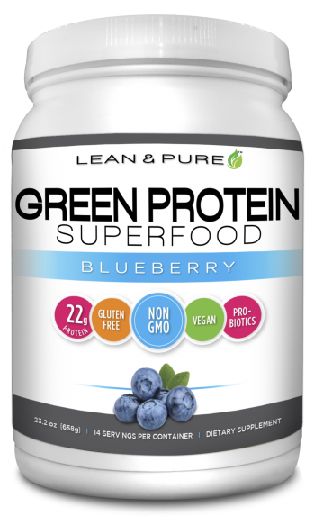 240370 23.2 Oz Green Protein Superfood - Blueberry