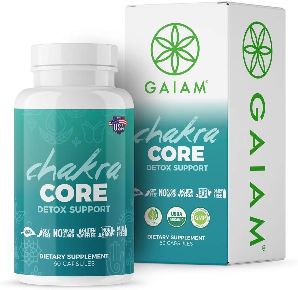 Gaiam 227645 Organic Chakra Core Detox Support Dietary Supplements