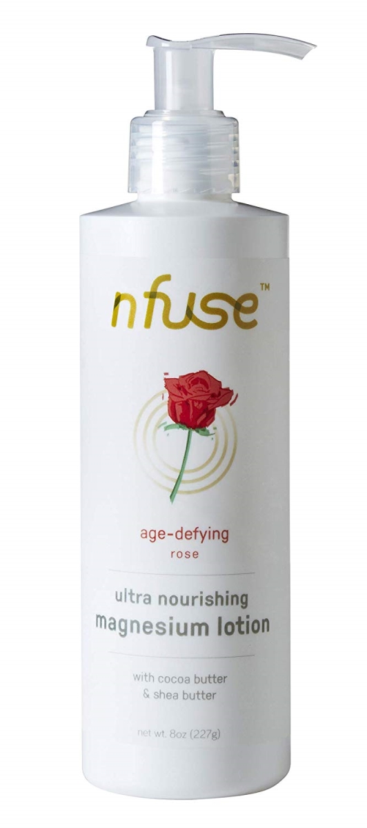 242099 8 Oz Natural Magnesium Ultra Healing Body Lotion, Rose