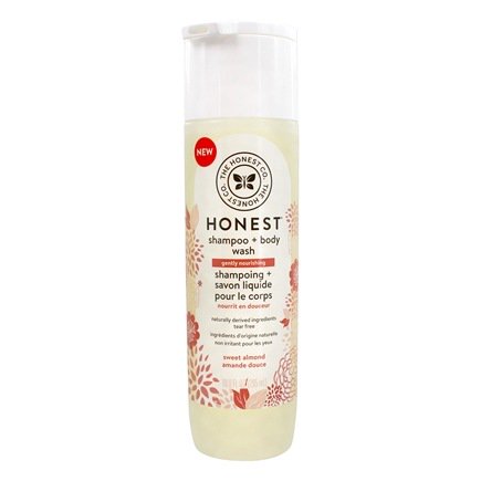 The Honest 238106 10 Fl Oz Gently Nourishing Shampoo & Body Wash, Sweet Almond