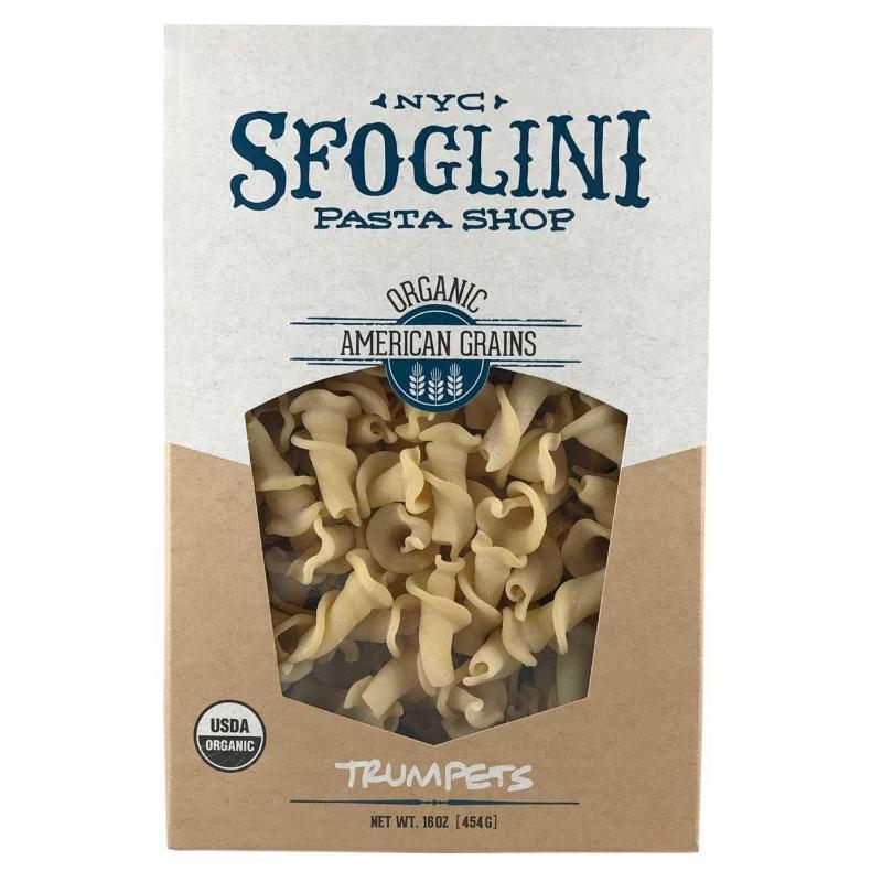 Sfoglini Organic Trumpets Pasta  Shelf-Stable  16 oz Box