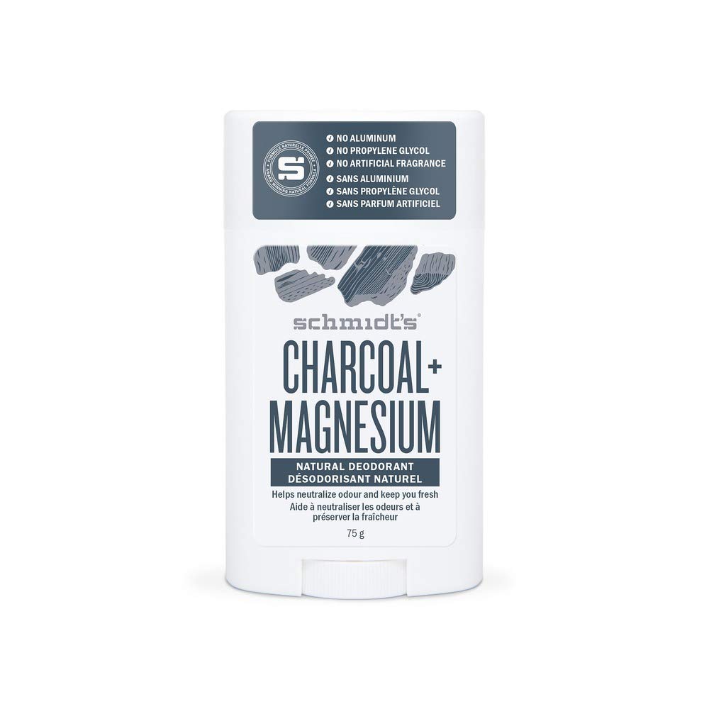239549 2.65 Oz Charcoal & Magnesium Natural Deodorant Stick