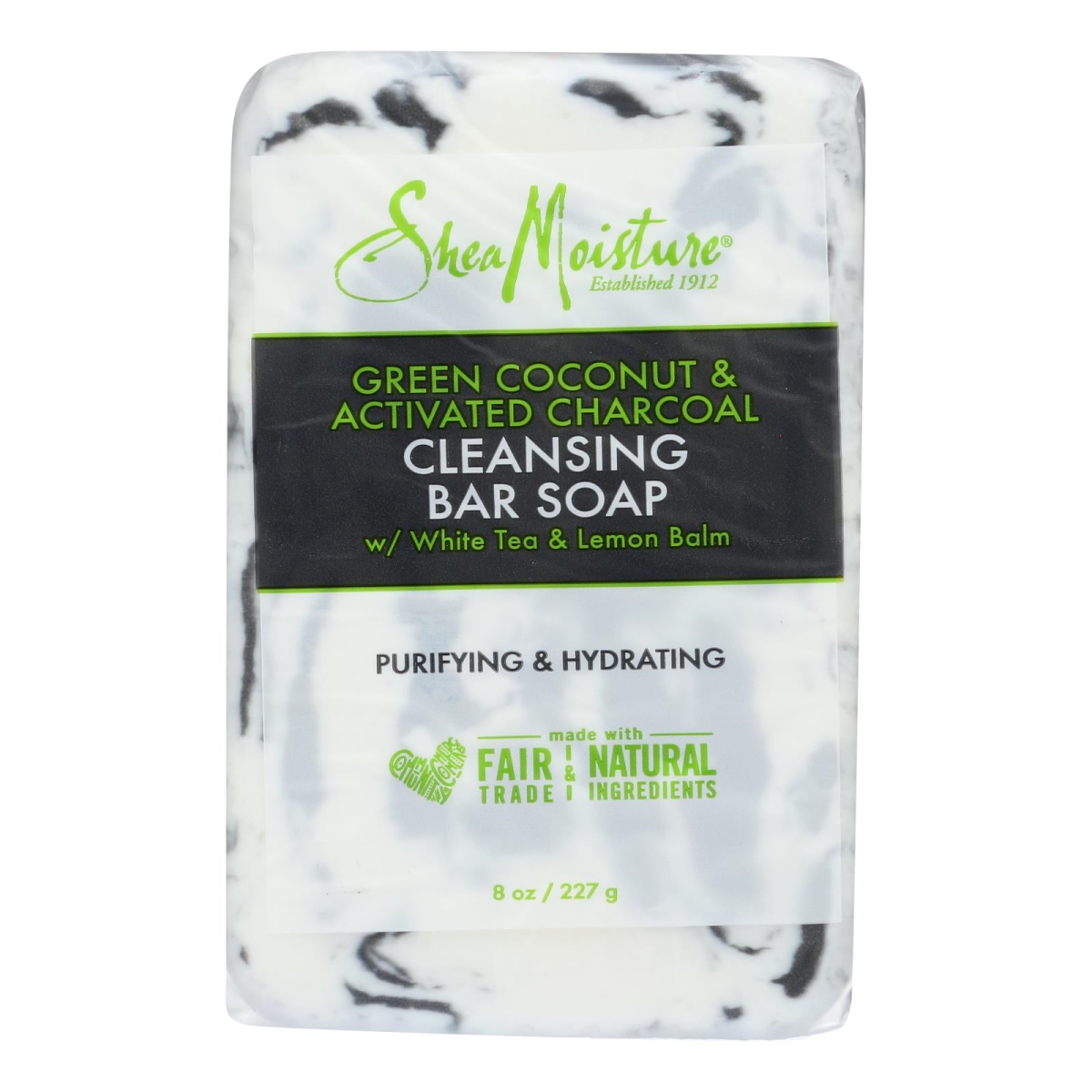 2450708 8 Oz Green Coconut & Activated Charcoal Cleansing Bar Soap